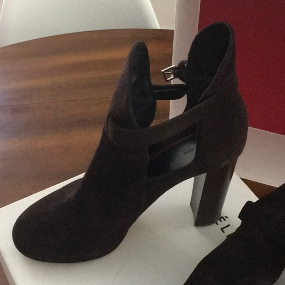 Authentic Celine Suede High Heel Boots